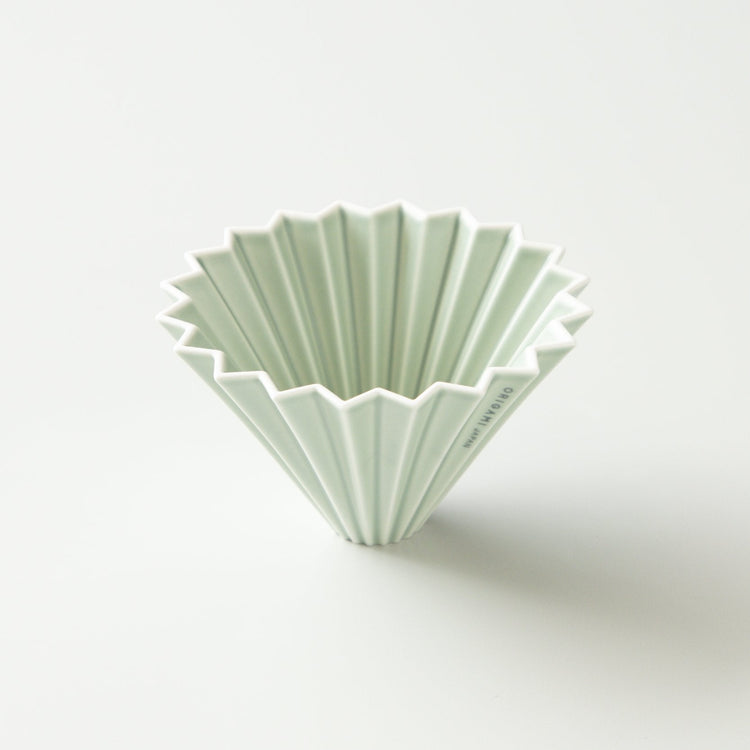 ORIGAMI Ceramic Dripper – M Matte Green