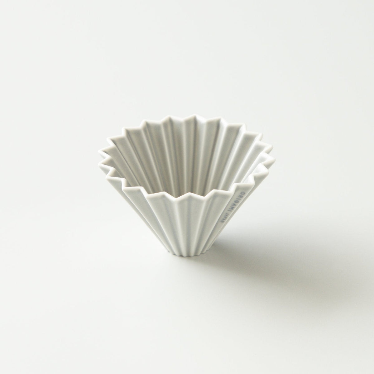 ORIGAMI Ceramic Dripper – S Matte Grey