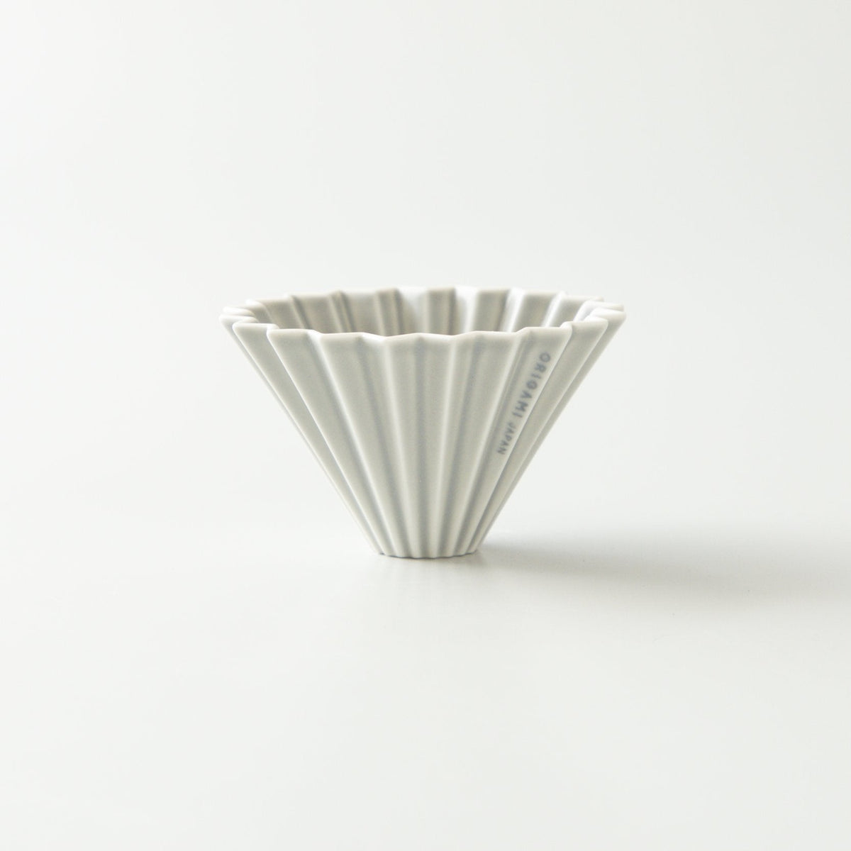 ORIGAMI Ceramic Dripper – S Matte Grey