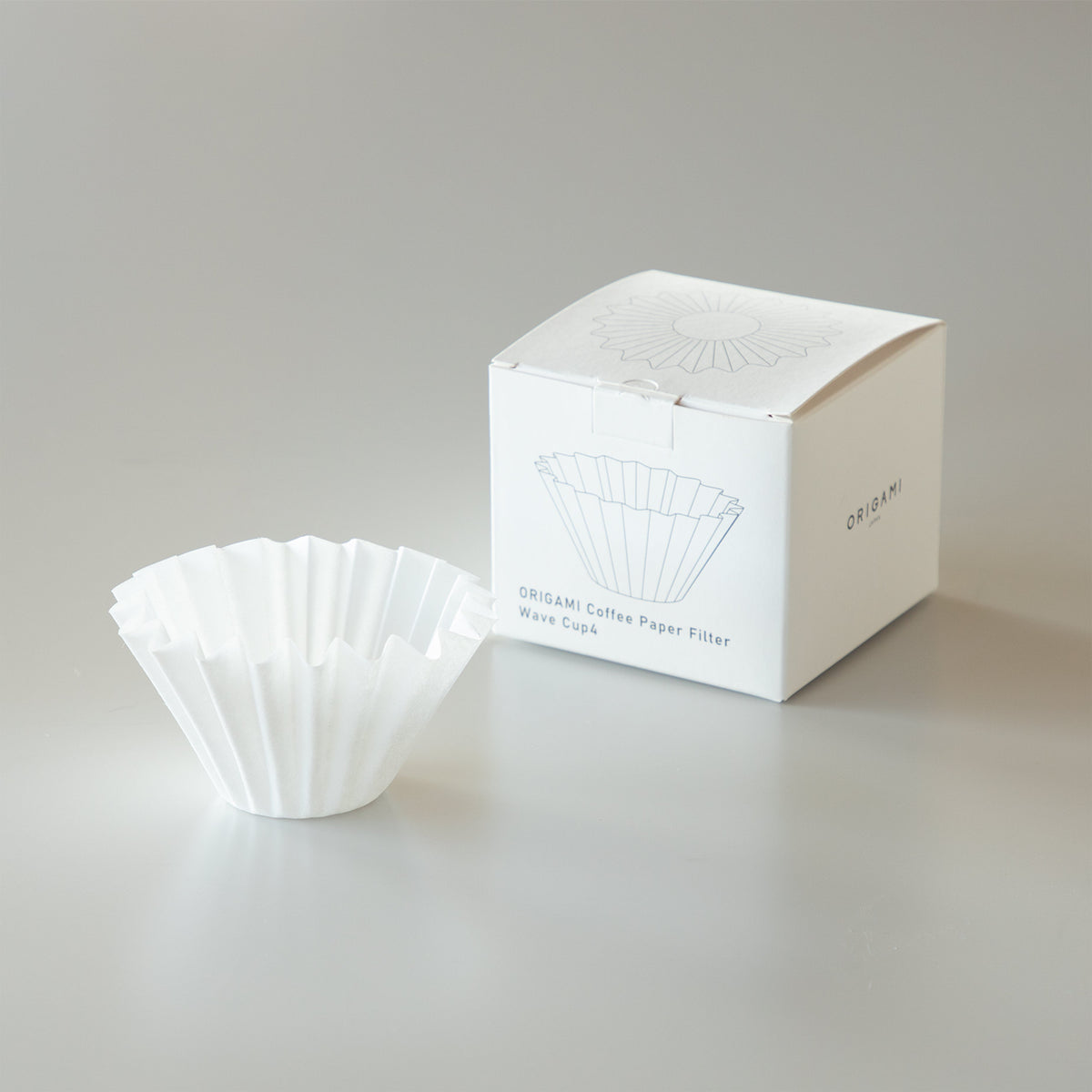 ORIGAMI Wave Paper Filters (50 Pack) – Cup 4 (Dripper M)