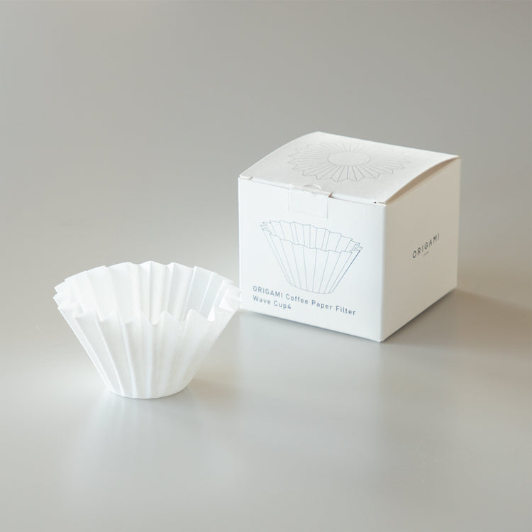 ORIGAMI Wave Paper Filters (50 Pack) – Cup 4 (Dripper M)