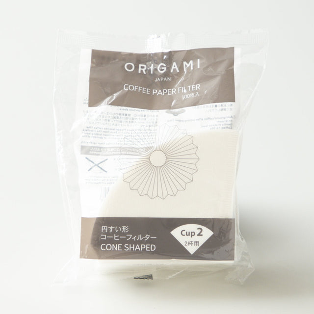 ORIGAMI Cone Paper Filters (100 Pack) – 1–2 Cup (Dripper S)