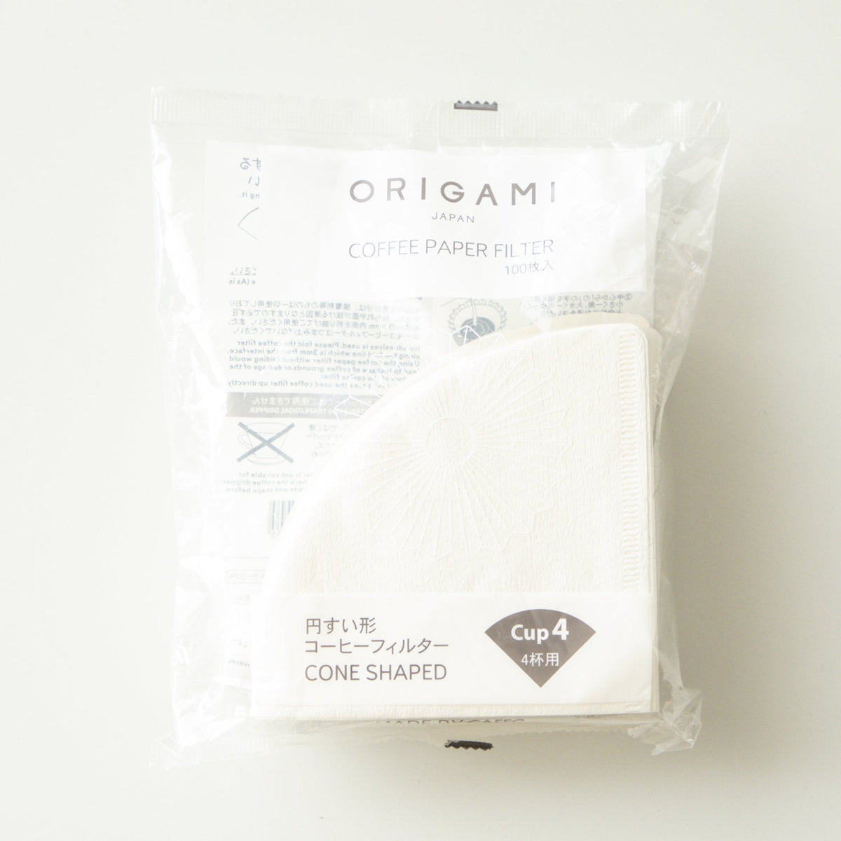 ORIGAMI Cone Paper Filters (100 Pack) – 2–4 Cup (Dripper M)