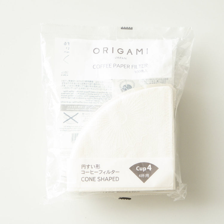 ORIGAMI Cone Paper Filters (100 Pack) – 2–4 Cup (Dripper M)