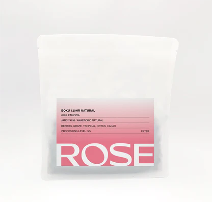 Rose Coffee Roasters - Ethiopia Boku - 120hr Anaerobic Natural JARC 74158 | Ethiopia