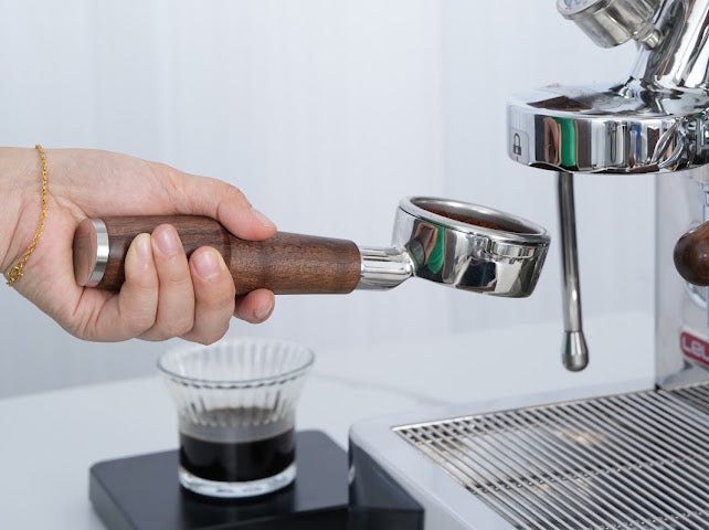 Seconds - KNODOS Bottomless Portafilter | Rosewood Handle - Sigma Coffee UK