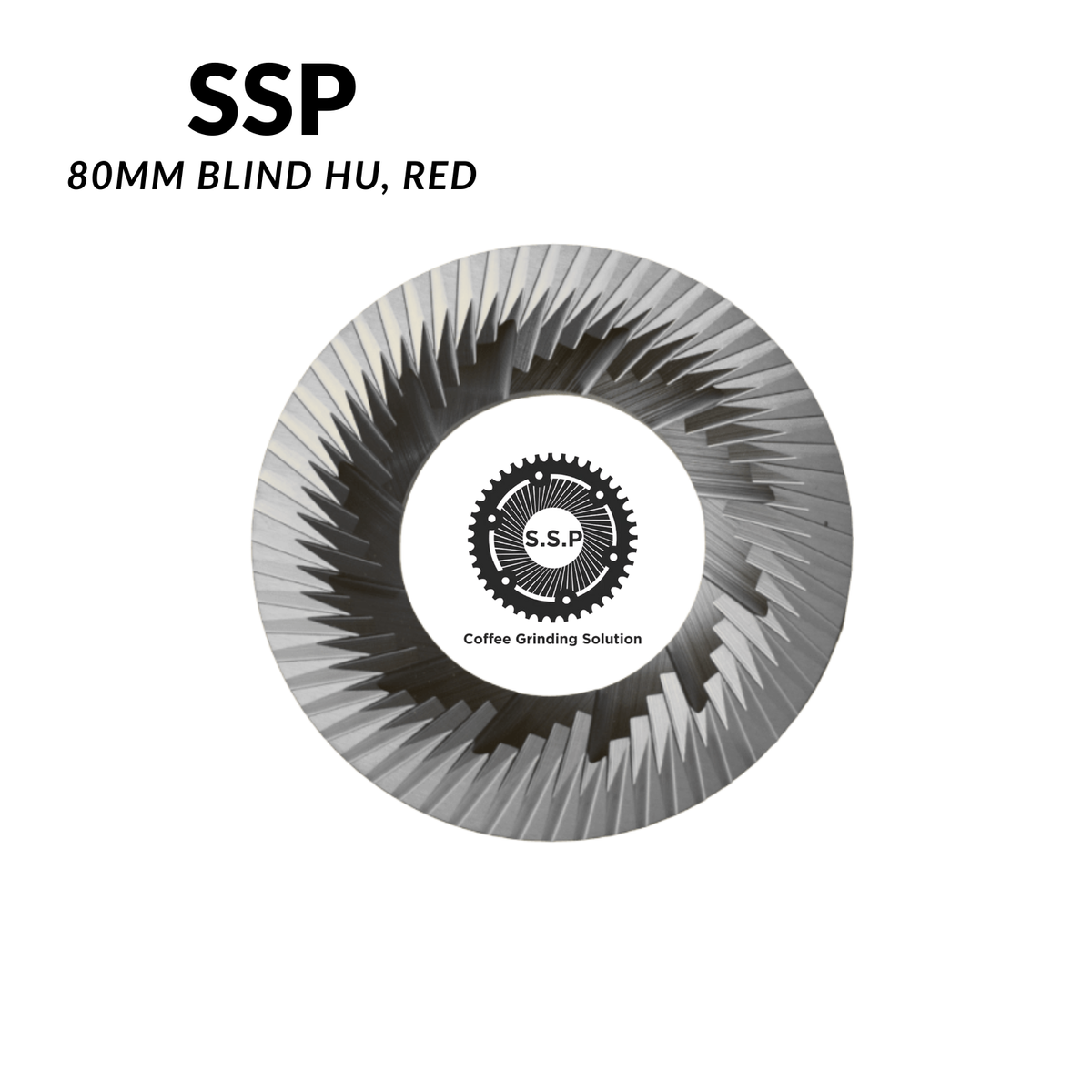 SSP (80mm LU, Silver Knight) Blind Burrs - Sigma Coffee UK