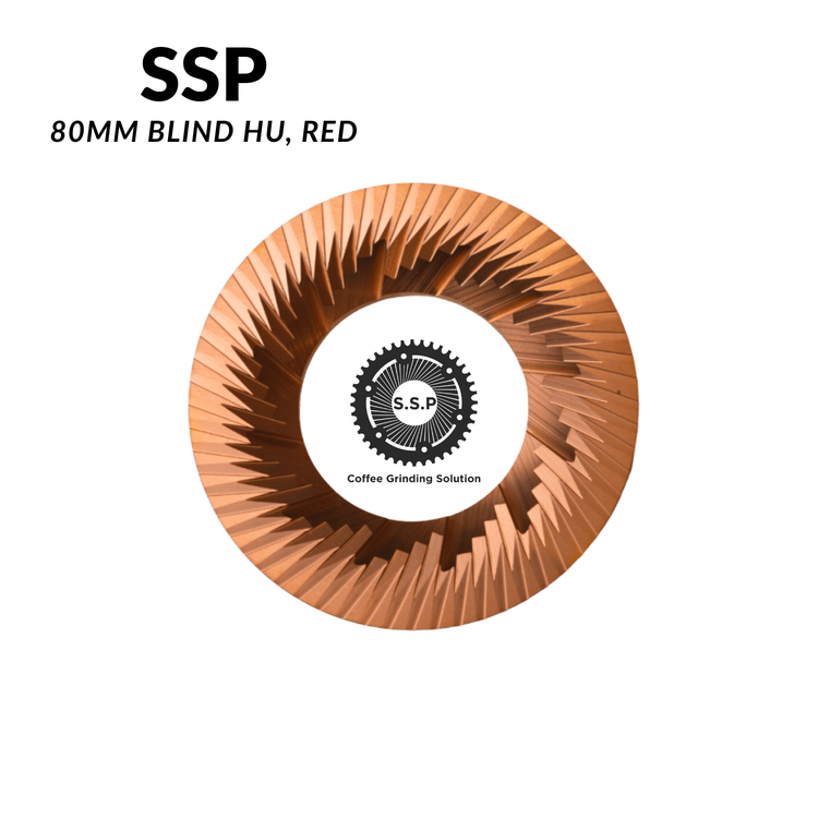 SSP High Uniformity (80mm, Red Speed) Blind Burrs - Sigma Coffee UK