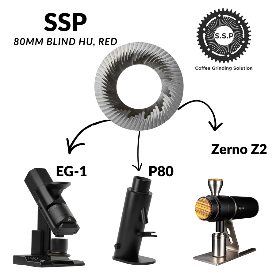 SSP (80mm LU, Silver Knight) Blind Burrs - Sigma Coffee UK