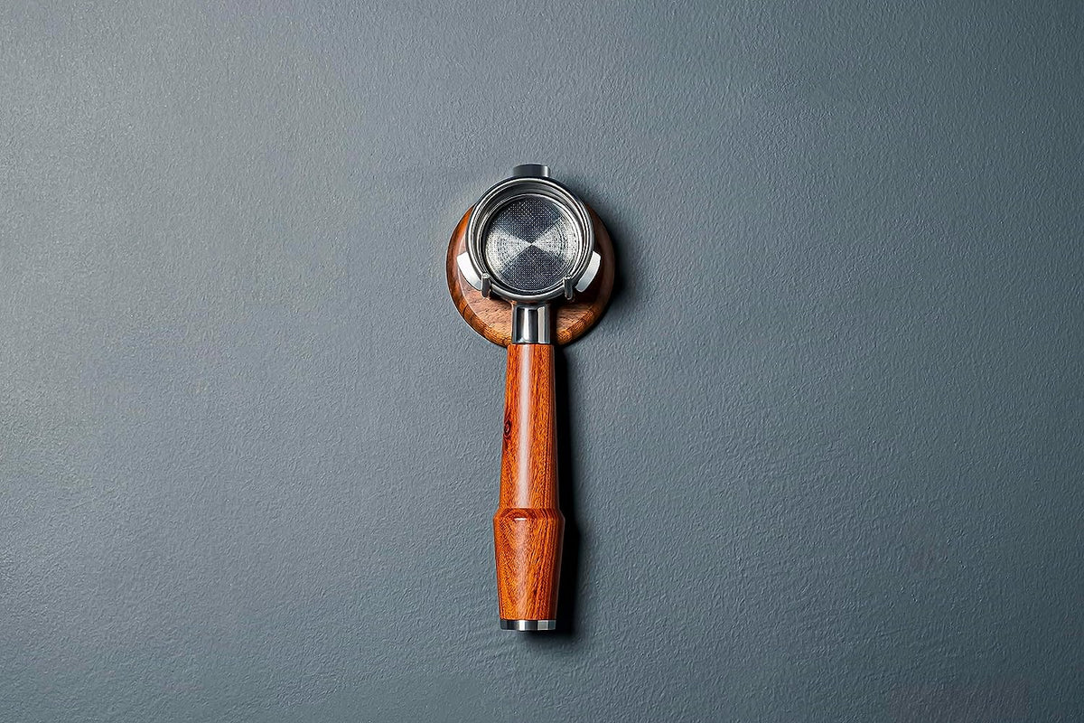 KNODOS Bottomless Portafilter | Rosewood Handle - Sigma Coffee UK