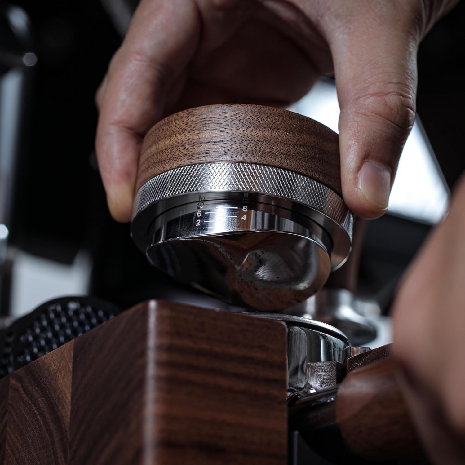 KNODOS Espresso Distribution Tool | Walnut