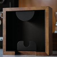 KNODOS Walnut Knock Box and Tamp Stand