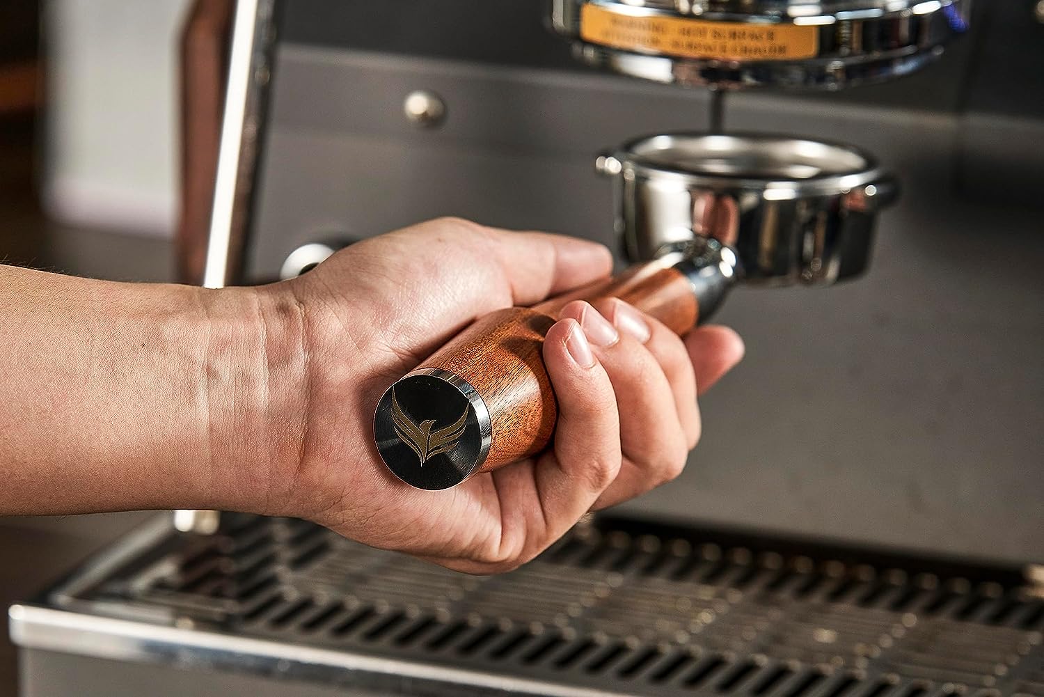 KNODOS Bottomless Portafilter | Rosewood Handle - Sigma Coffee UK