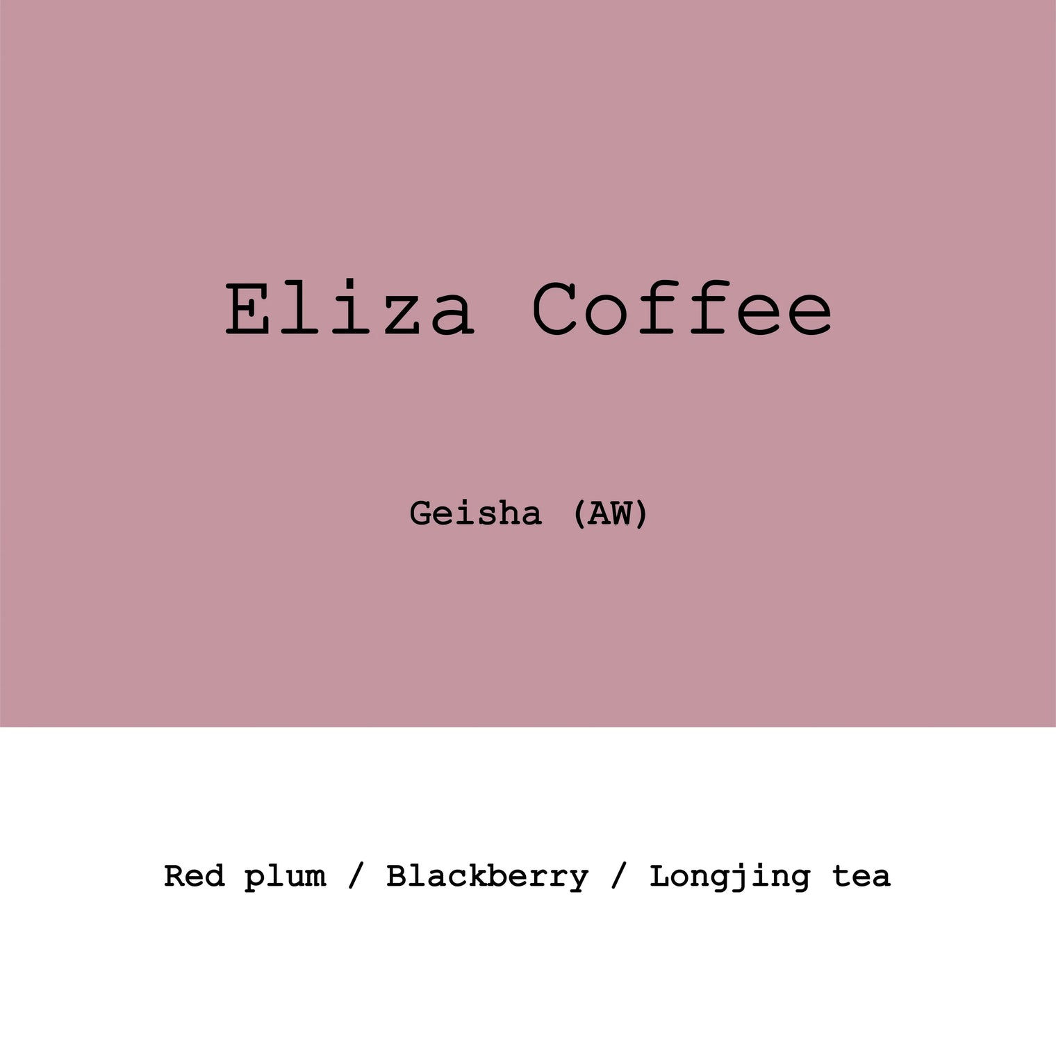 Goût & Co - Ecuador - Eliza Gesha Anaerobic Washed Double Ferment - Sigma Coffee UK