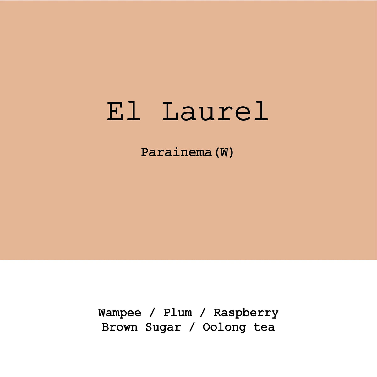Goût & Co - Honduras - El Laurel, Parainema Washed