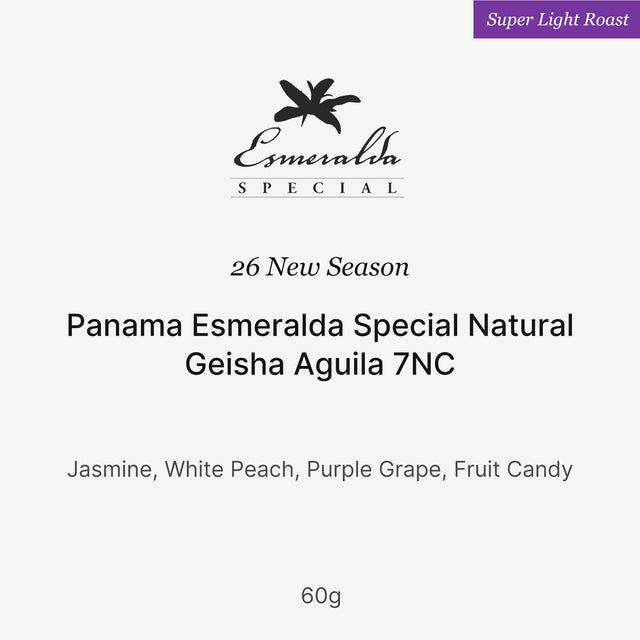 Big Sur - 26 New Season Esmeralda Special Natural Geisha Aguila 7NC | Panama