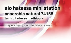 Moonwake - Alo Hatessa Mini Station - Anaerobic Natural 74158 | Ethiopia - Sigma Coffee UK