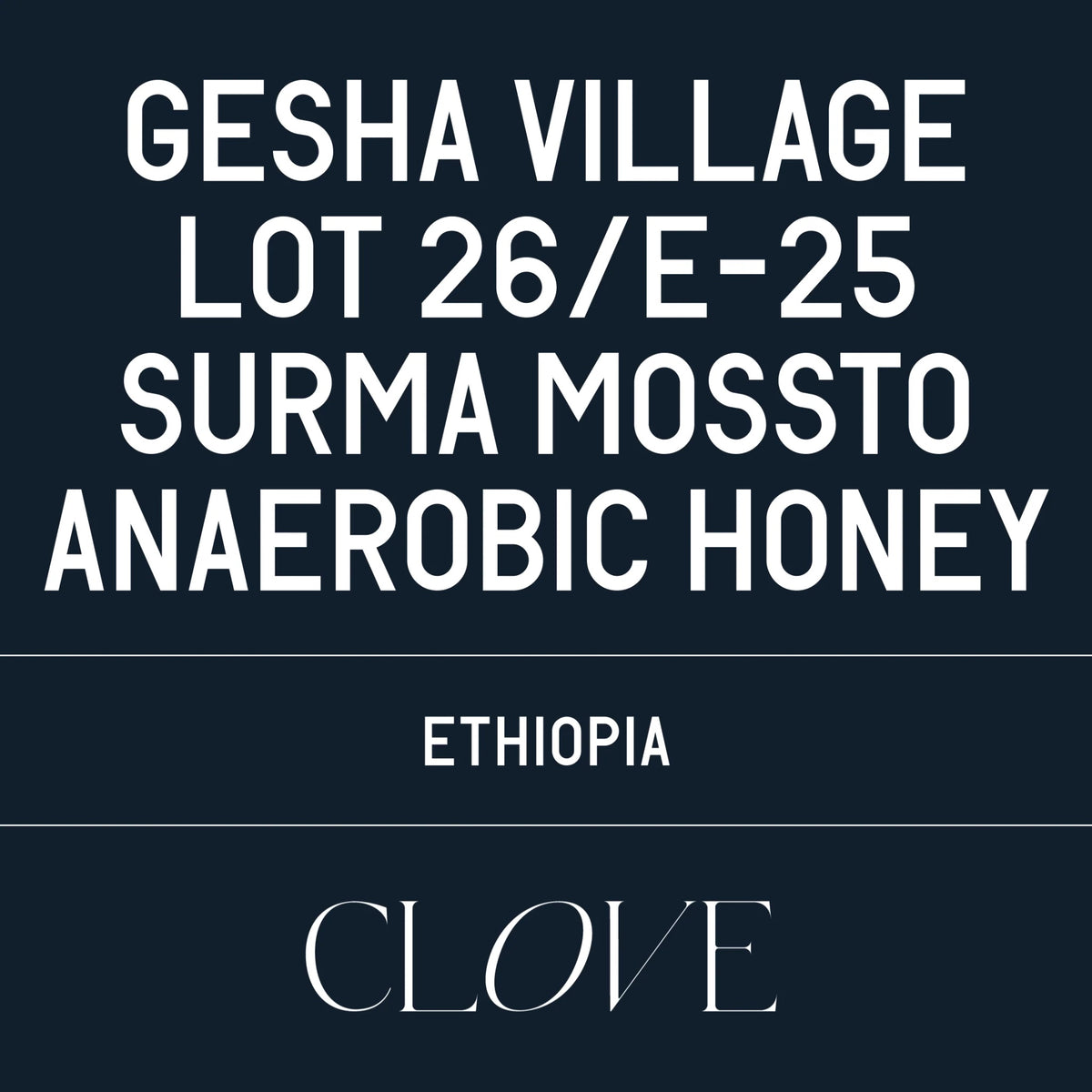 Datura Coffee - Gesha Village - Lot 26/E-25 Surma Mossto Anaerobic Honey