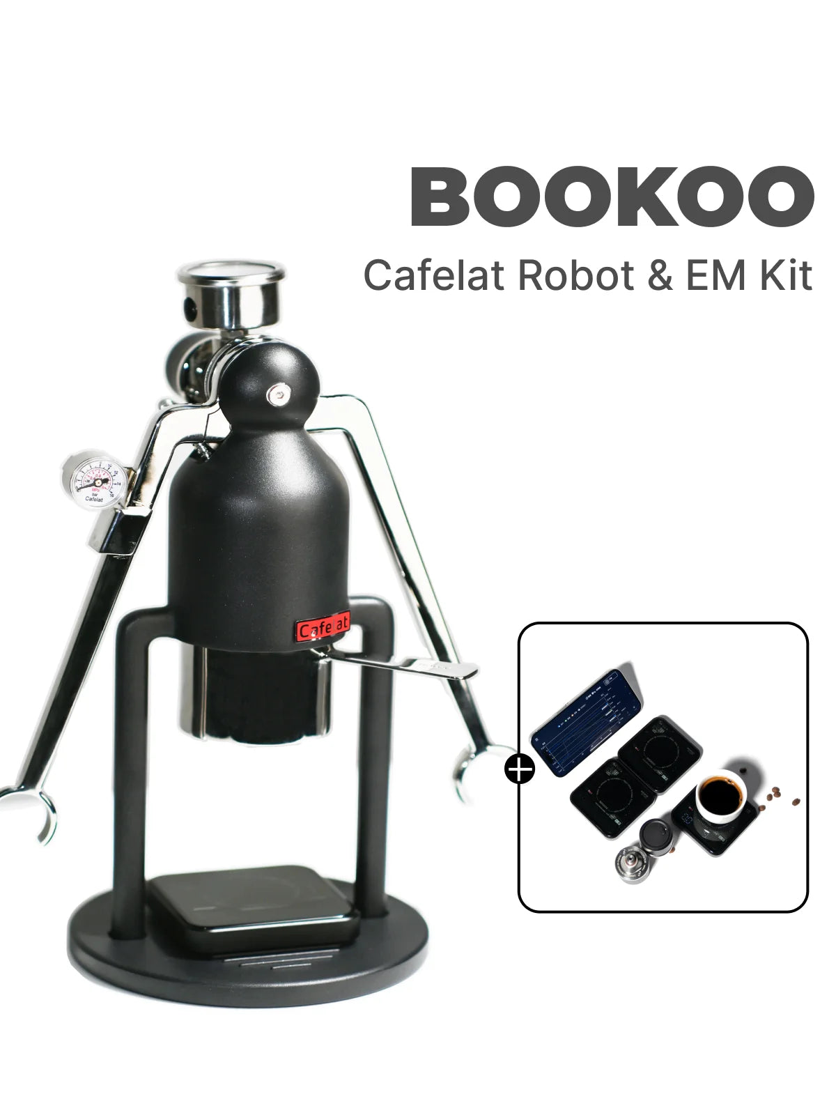 BooKoo Espresso Monitor - Bluetooth Pressure Transducer for E61 Flair58