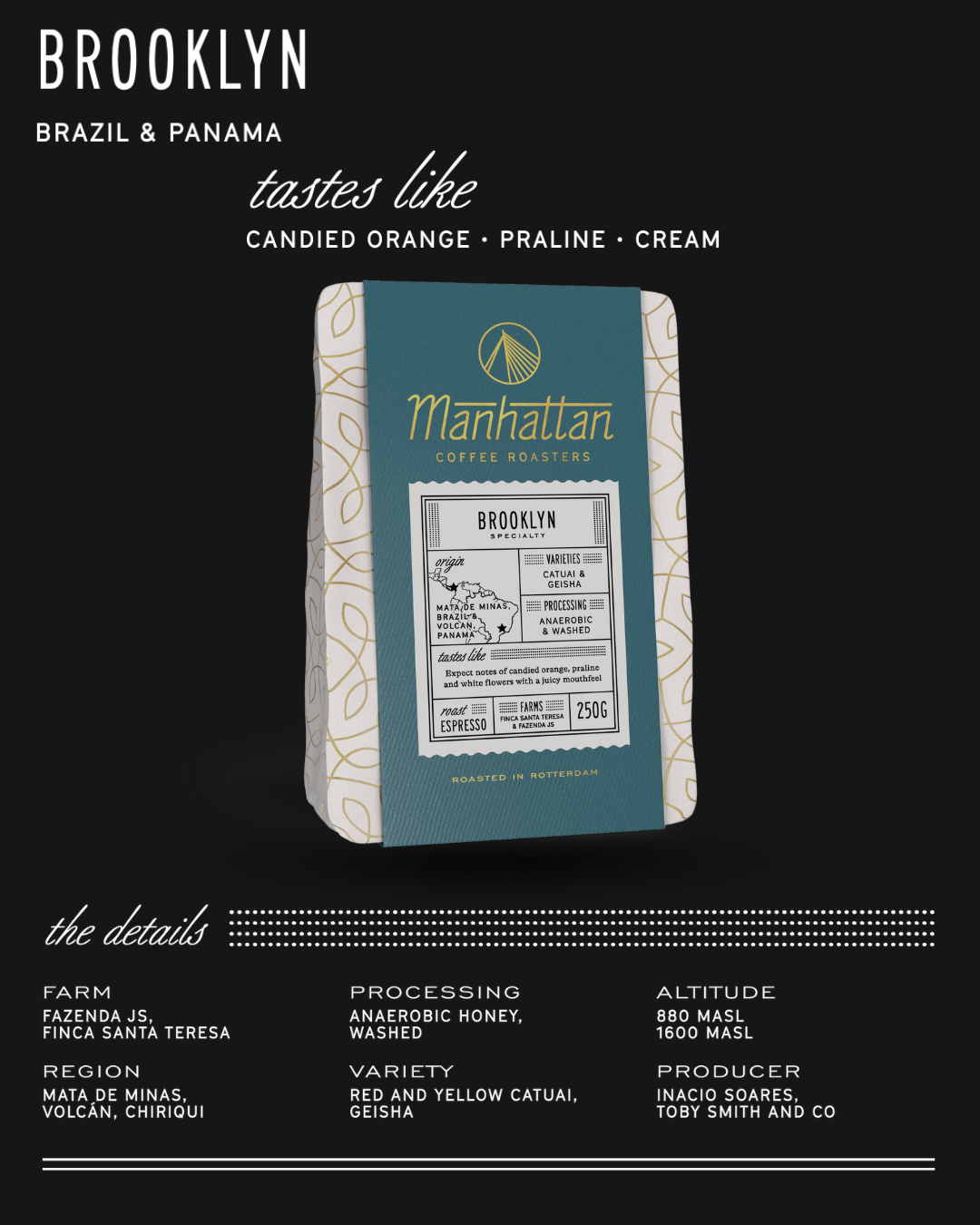 Manhattan Roasters - Brooklyn - Sigma Coffee UK