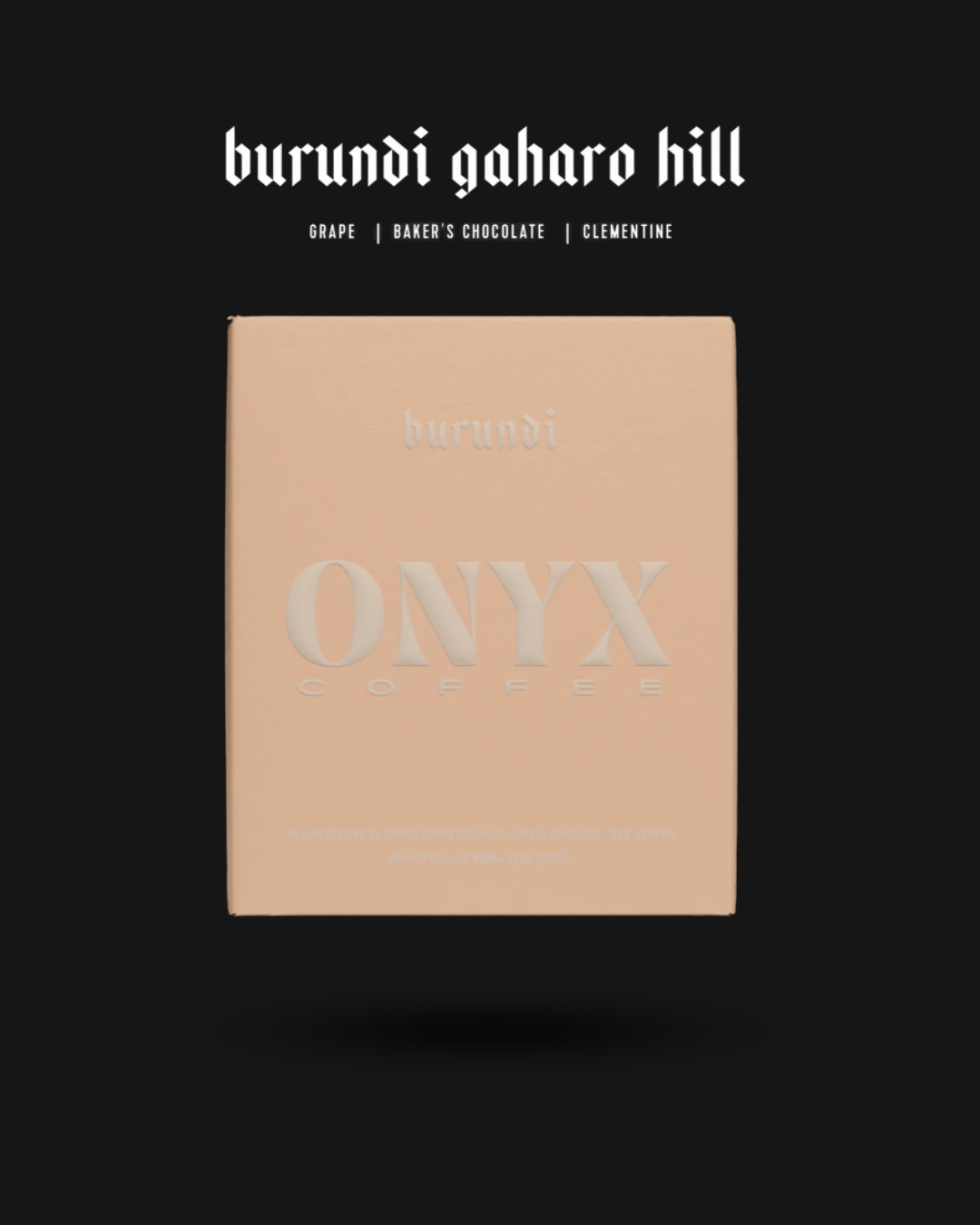 Onyx Coffee - Burundi Gaharo Hill