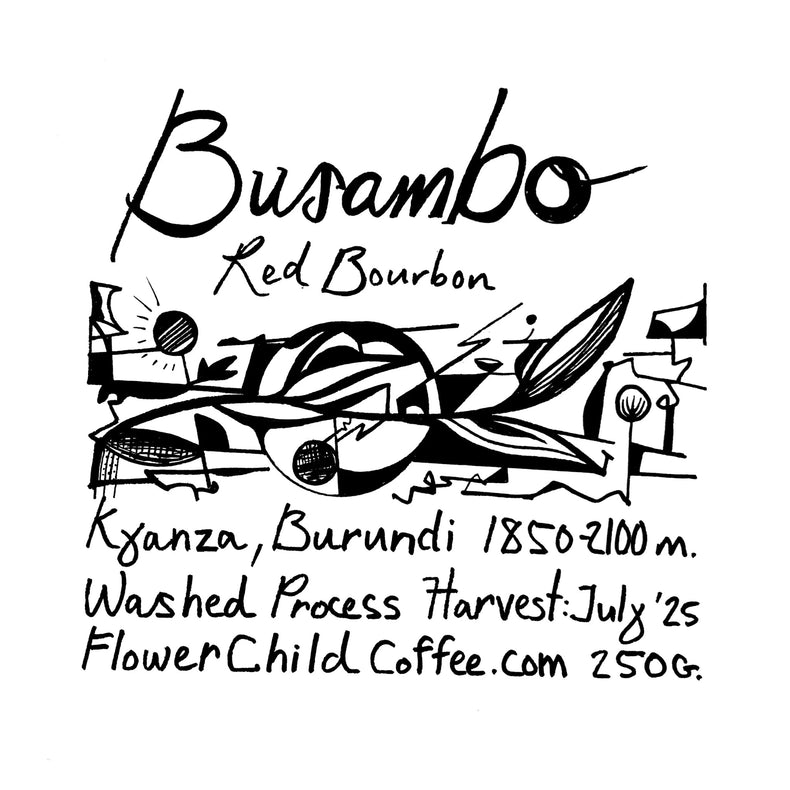 Flower Child Coffee - Busambo - Red Bourbon - Sigma Coffee UK
