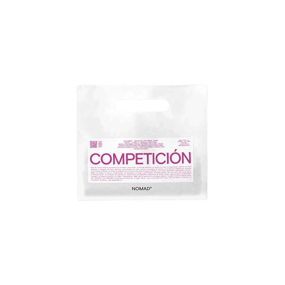 Nomad Coffee - Competition - Fellow Farms, Washed Gesha