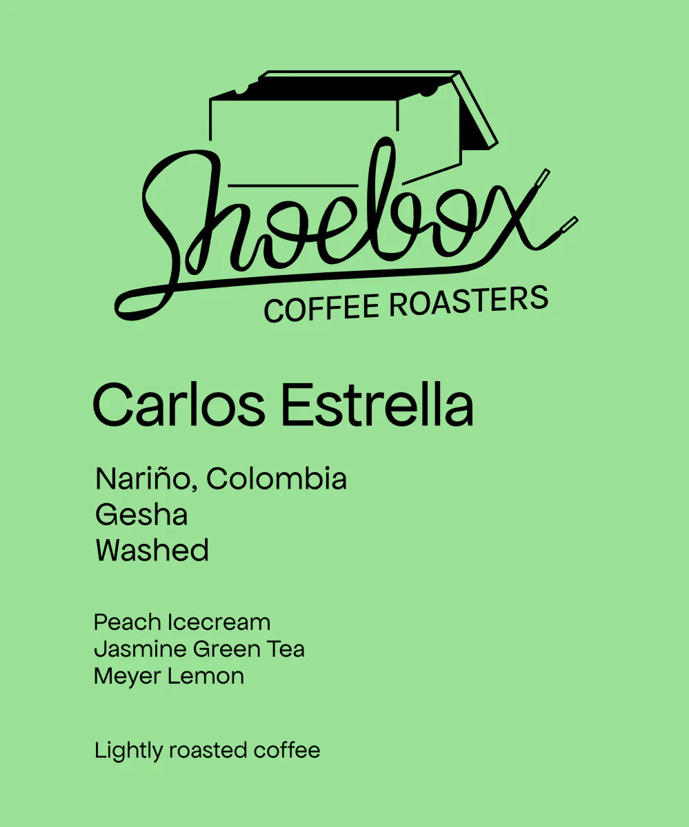 Shoebox Coffee Roasters - Carlos Estrella - Washed Gesha | Colombia