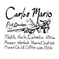 Flower Child - Carlos Mario - Washed Pink Bourbon | Colombia - Sigma Coffee UK