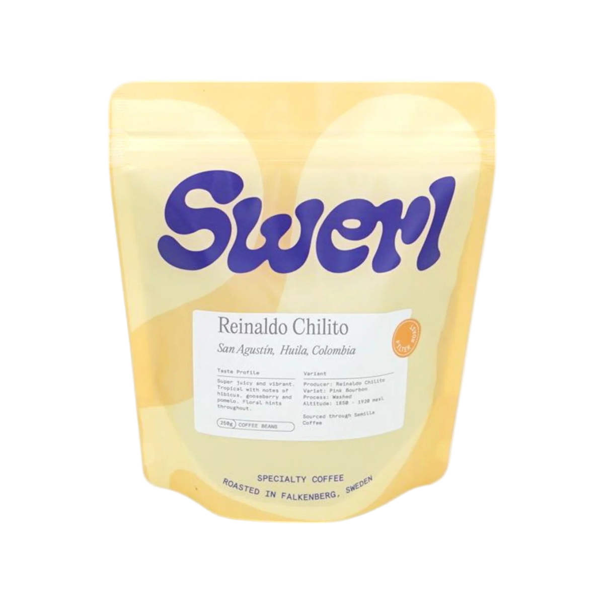 Swerl - Reinaldo Chilito, Washed Pink Bourbon | Colombia - Sigma Coffee UK