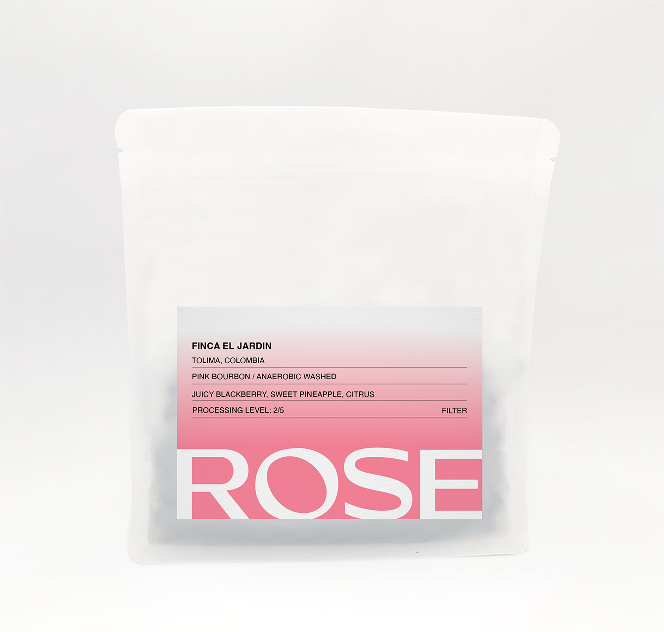 Rose Coffee Roasters - El Jardin - Anaerobic Washed Pink Bourbon | Colombia - Sigma Coffee UK