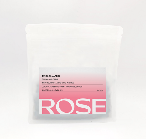 Rose Coffee Roasters - El Jardin - Anaerobic Washed Pink Bourbon | Colombia - Sigma Coffee UK