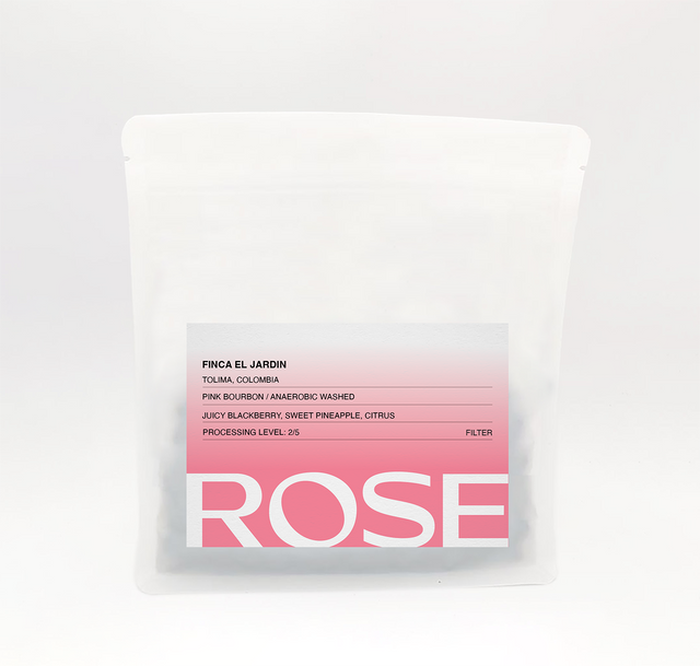 Rose Coffee Roasters - El Jardin - Anaerobic Washed Pink Bourbon | Colombia - Sigma Coffee UK