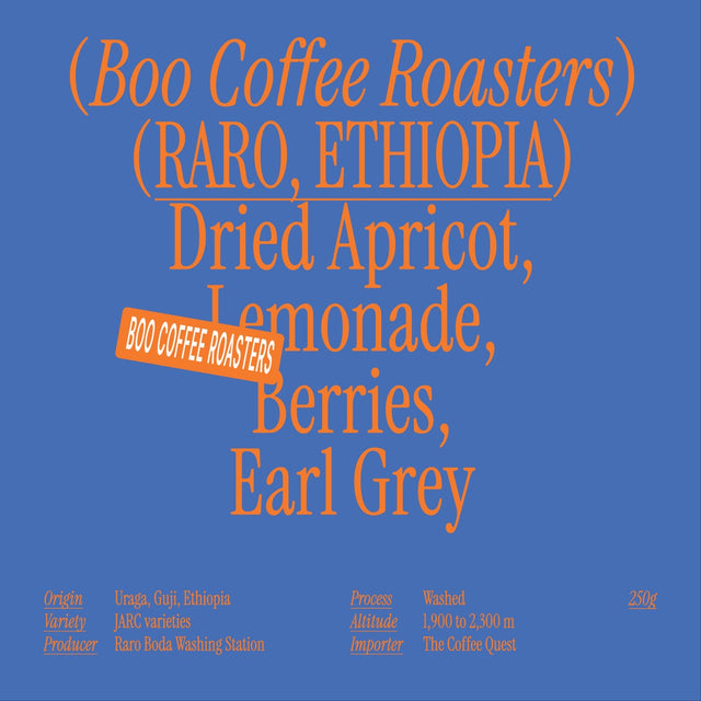 Boo Coffee Roasters - Raro Washed Landrace | Ethiopia