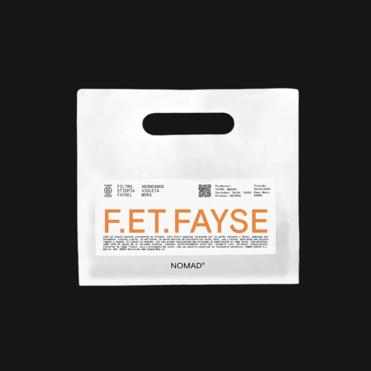 Nomad - Filter, Ethiopia - Natural 74110, 74158 - Faysel Abdosh - Sigma Coffee UK