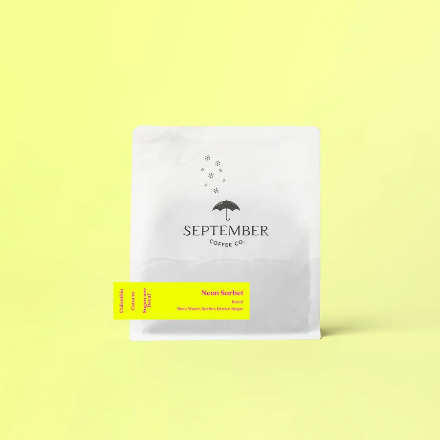 September Coffee Co. - Neon Sorbet Granja Paraiso 92 Decaf | Colombia