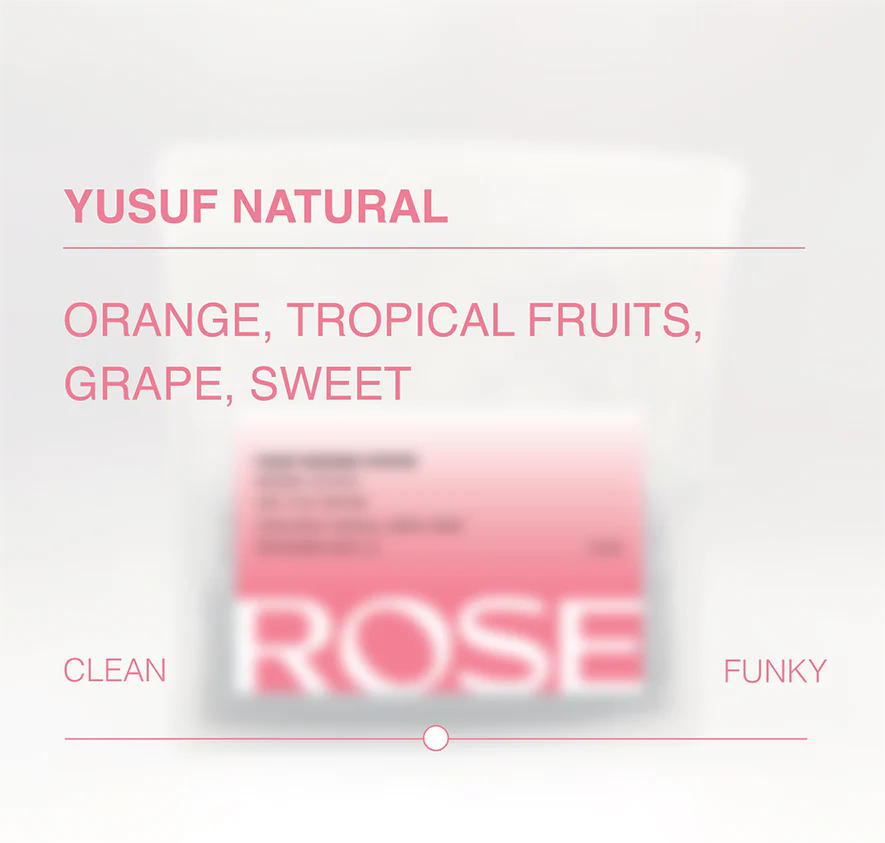 Rose Coffee Roasters - Ethiopia Yusuf Washing Station - Classic Natural JARC 74158 | Ethiopia