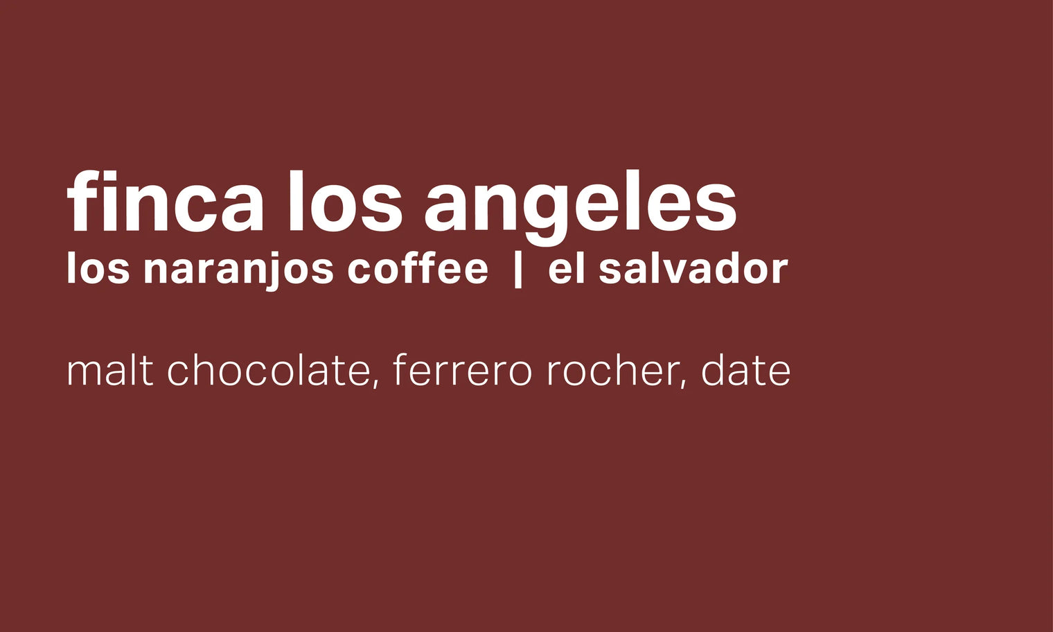 Moonwake - Finca Los Angeles - Anaerobic Natural Pacamara - El Salvador