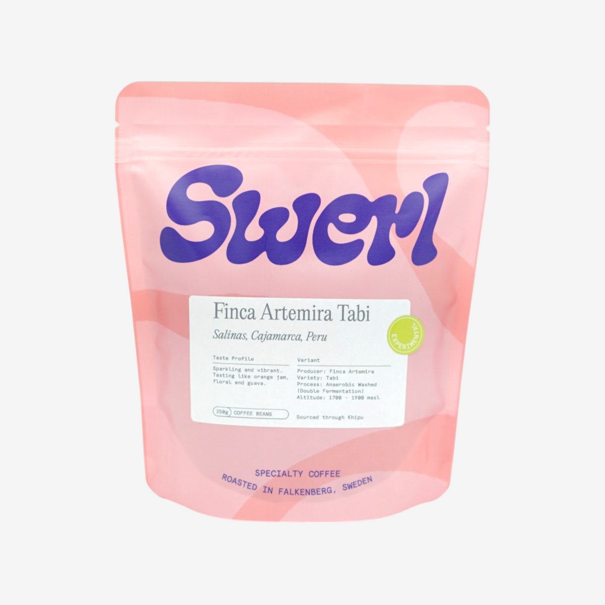 Swerl - Finca Artemira Tabi - Anaerobic Double Fermented & Washed | Peru - Sigma Coffee UK