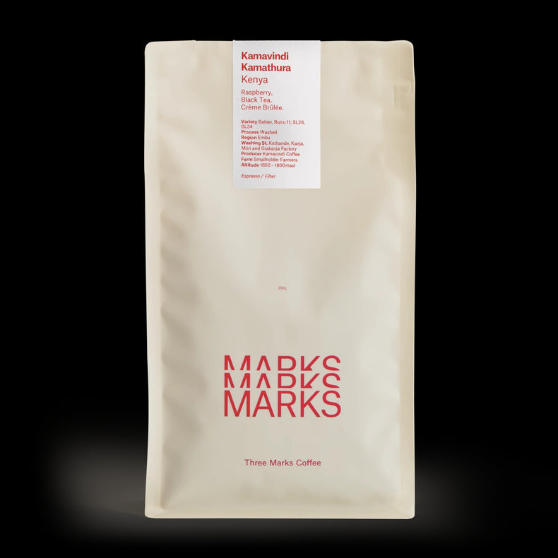 Three Marks Coffee - Kamavindi Kamathura - Washed | Kenya