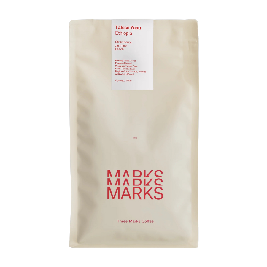 Three Marks Coffee - Tafese Yaau Natural 74110 & 74112 | Ethiopia