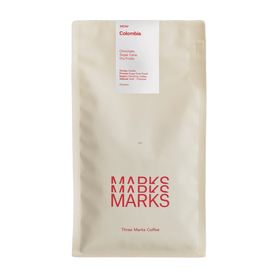 Three Marks Coffee - Decaf Castillo | Colombia