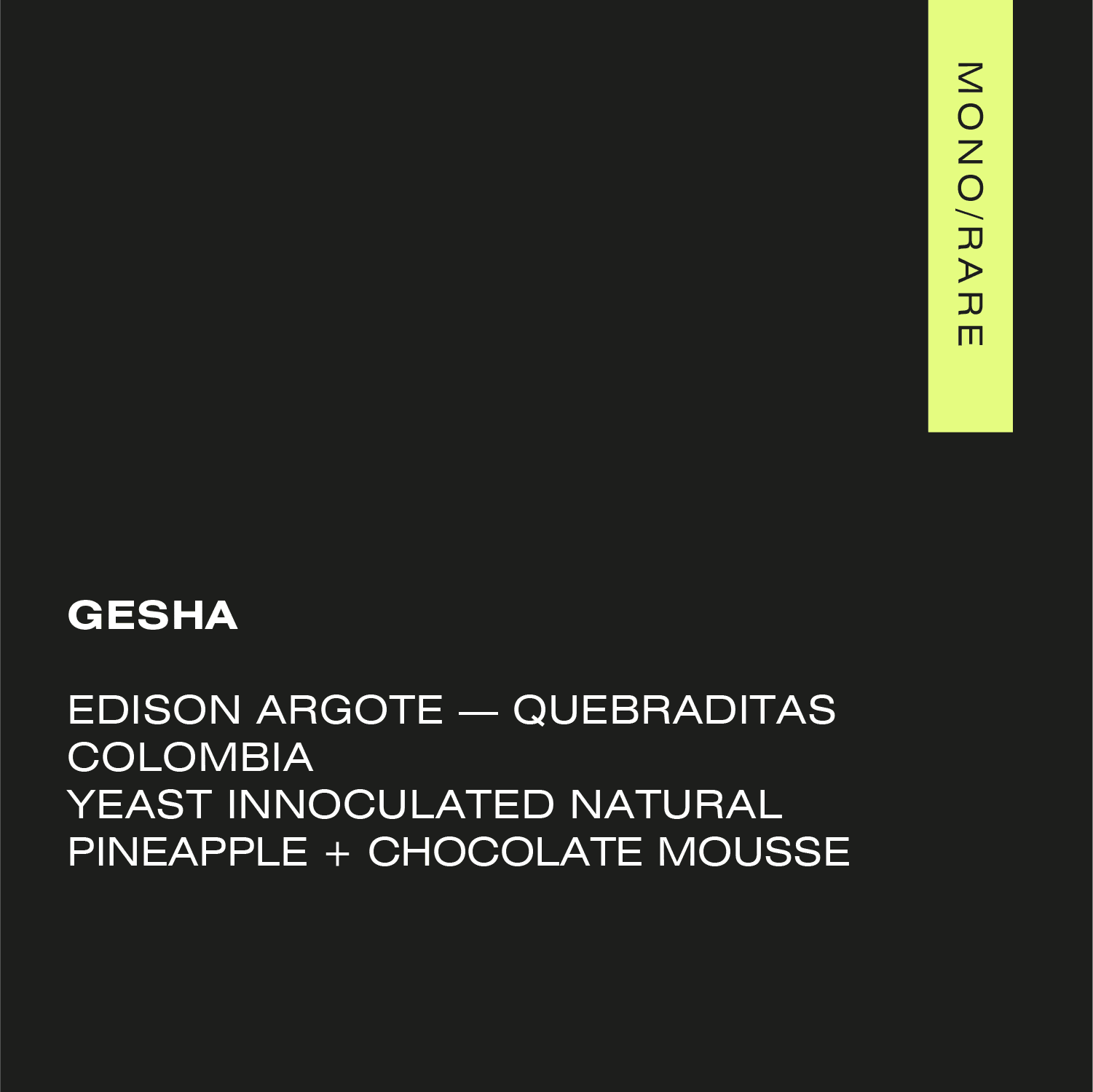 A Matter of Concrete - Gesha - La Quebraditas | Colombia