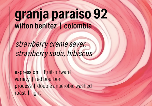 Moonwake - Granja Paraiso 92, Red Bourbon - Colombia