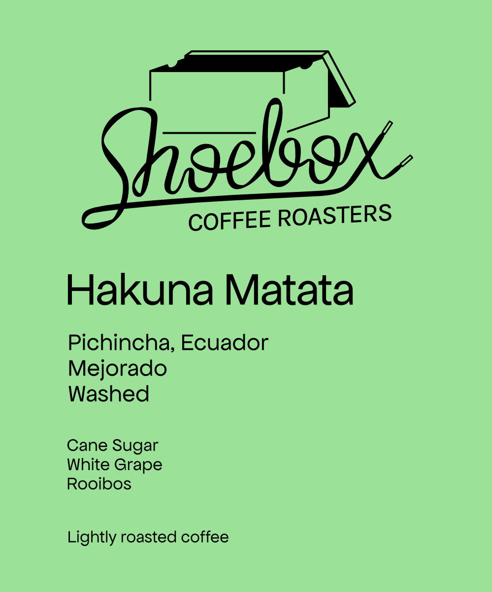 Shoebox - Ecuador Hakuna Matata Mejorado Washed - Sigma Coffee UK
