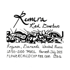 Flower Child - Remera - Washed Red Bourbon | Burundi - Sigma Coffee UK
