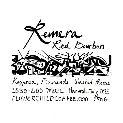 Flower Child - Remera - Washed Red Bourbon | Burundi - Sigma Coffee UK