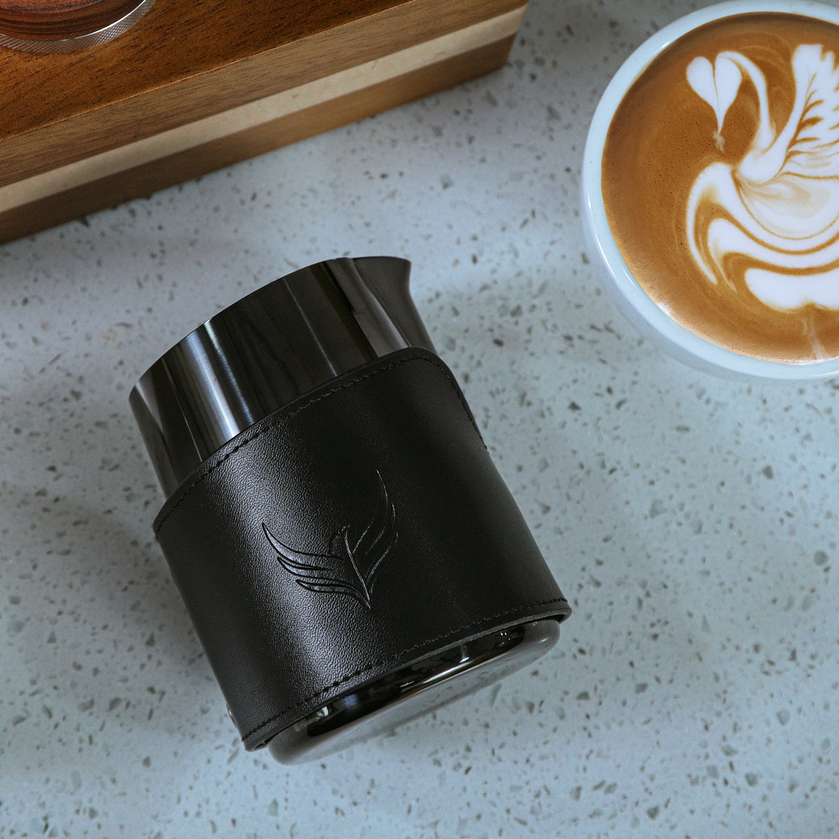 Knodos Milk Pitcher, Handleless (400ml, 14oz) - Sigma Coffee UK