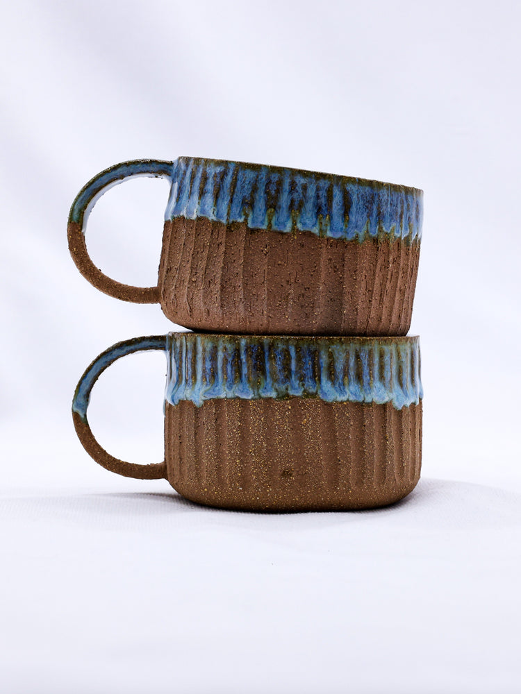 Bluvio Arte Handmade Ceramic Terra Stoneware Mug - Sigma Coffee UK