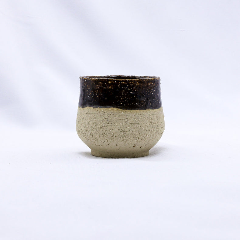 Bruno Tazza Handmade Ceramic Milled Stoneware Cappucino Mug - Sigma Coffee UK